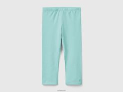 aqua Benetton barn 3/4 leggings i stretchbomull 20TRB2586