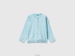 aqua Benetton barn cardigan med glitrende knapper 20TRB6105
