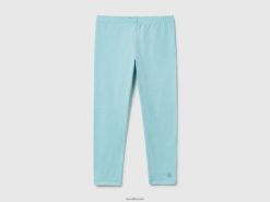 aqua Benetton barn leggings i stretch i bomull 20TRB2963