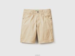 beige Benetton barn fem-lommers shorts 20TRB4935