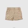 beige Benetton barn shorts i lett bomull 20TRB5178