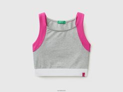 flerfarget Benetton barn fargeblokk topp 20TRB5219