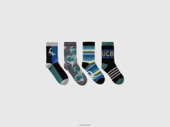 flerfarget Benetton barn jacquard sokkesett 20TRB2044