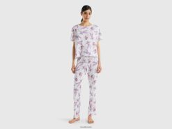flerfarget Benetton kvinner bugs bunny pyjamas 20TRB967