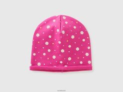 fuchsia Benetton barn caps i stretchbomull 20TRB3057