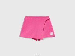 fuchsia Benetton barn kort skort 20TRB3052