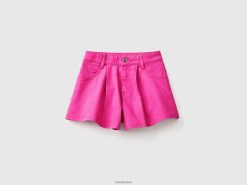 fuchsia Benetton barn sommerfuglshorts 20TRB5450