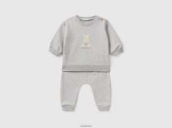 grå Benetton barn lett svetteantrekk 20TRB3093