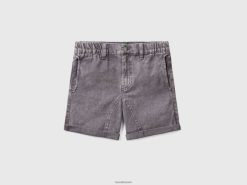 grå Benetton barn Shorts med fire lommer i 100 % bomull 20TRB4945