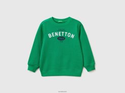 grønn Benetton barn genser i 100 % økologisk bomull 20TRB2262