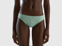 grønn Benetton kvinner lavkostet undertøy i superstretch økologisk bomull 20TRB990