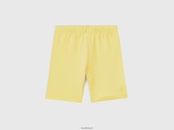 gul Benetton barn sykkelshorts 20TRB5699