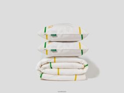 gul Benettondynetrekk255x200 cm og to putevar 20TRB5974