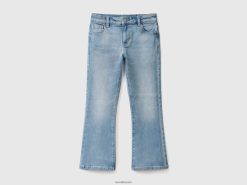 himmelblå Benetton barn jeans med fem lommer 20TRB5452