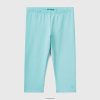 himmelblå Benetton barn knelange leggings 20TRB2623