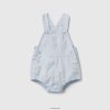 himmelblå Benetton barn overall onesie i 100% bomull 20TRB5769