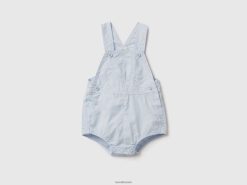 himmelblå Benetton barn overall onesie i 100% bomull 20TRB5769