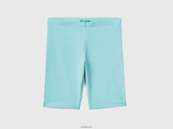 himmelblå Benetton barn shorts i stretchbomull 20TRB5475