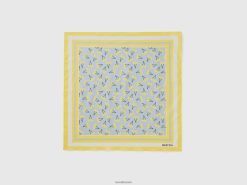 himmelblå Benetton kvinner himmelblå bandana med kirsebærmønster 20TRB727