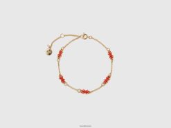 jordbær Benetton kvinner armbånd med jordbærrøde logoer 20TRB838