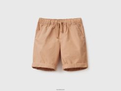 kamel Benetton barn Shorts i 100 % bomull med snøring 20TRB2351
