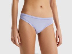 lavendel Benetton kvinner brasiliansk undertøy i superstretch økologisk bomull 20TRB969
