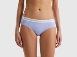 lavendel Benetton kvinner høyt midjet undertøy i økologisk bomull 20TRB1003