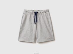 lysegrå Benetton barn Bermudaer i 100 % bomull 20TRB1986