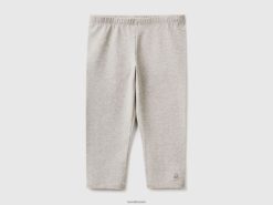 lysegrå Benetton barn knelange leggings 20TRB5420