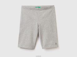 lysegrå Benetton barn shorts i stretchbomull 20TRB5464