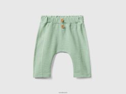lysegrønn Benetton barn lette joggebukser 20TRB3249