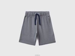 mørkegrå Benetton barn bermudaer i jersey 20TRB2386