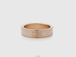 myk rosa Benetton kvinner lys rosa båndring med logo 20TRB786