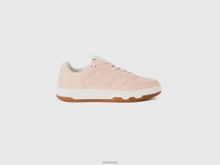 myk rosa Benetton menn rosa low-top joggesko 20TRB1558