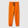 oransje Benetton barn Joggebukse i 100 % bomull 20TRB4915
