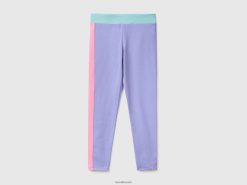 periwinkle Benetton barn fargeblokk leggings 20TRB5410