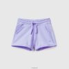 periwinkle Benetton barn Svetteshorts i 100 % bomull 20TRB2627
