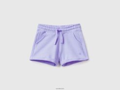 periwinkle Benetton barn Svetteshorts i 100 % bomull 20TRB2627