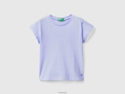 periwinkle Benetton barn T-skjorte i 100 % økologisk bomull 20TRB5569