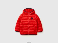 rød Benetton barn regnbeskyttelsesjakke i nylon 20TRB5001