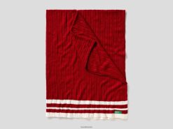 rød Benettonkabelstrikket trekk 20TRB6022