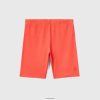 rød korall Benetton barn sykkelshorts 20TRB5724