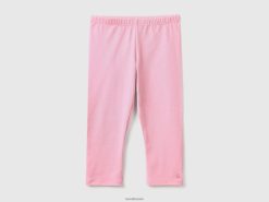 rosa Benetton barn 3/4 leggings i stretchbomull 20TRB5391