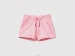 rosa Benetton barn Svetteshorts i 100 % bomull 20TRB2660