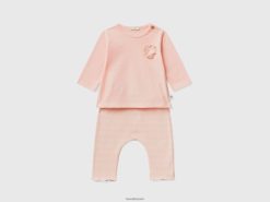 rosa Benetton barn t-skjorte og bukseantrekk 20TRB3079