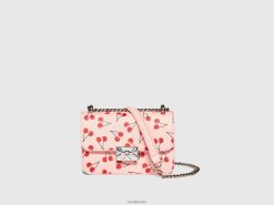 rosa Benetton kvinner liten rosa være pose med kirsebær 20TRB879