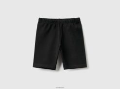 svart Benetton barn sykkelshorts 20TRB5718