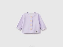 syrin Benetton barn cardigan med jacquardstrikk 20TRB5967