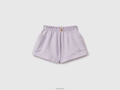 syrin Benetton barn stripete bermudaer med lommer 20TRB3276