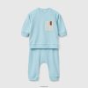 turkis Benetton barn genser og buksesett 20TRB3084